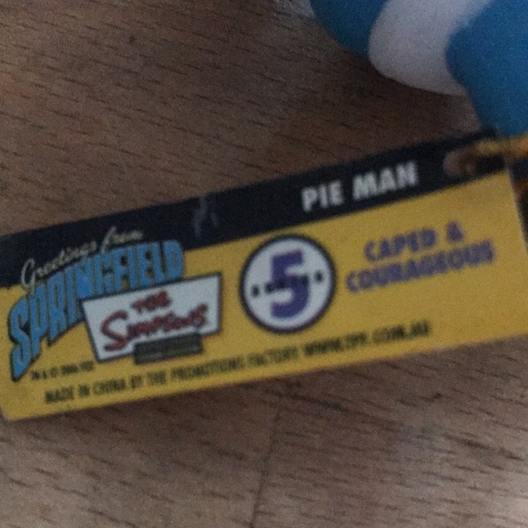 2 Rare Homer Simpson Figures Pie Man with OG Tag series 5 - Picture 4 of 4